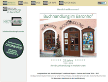 Tablet Screenshot of buchhandlung-kunze.de